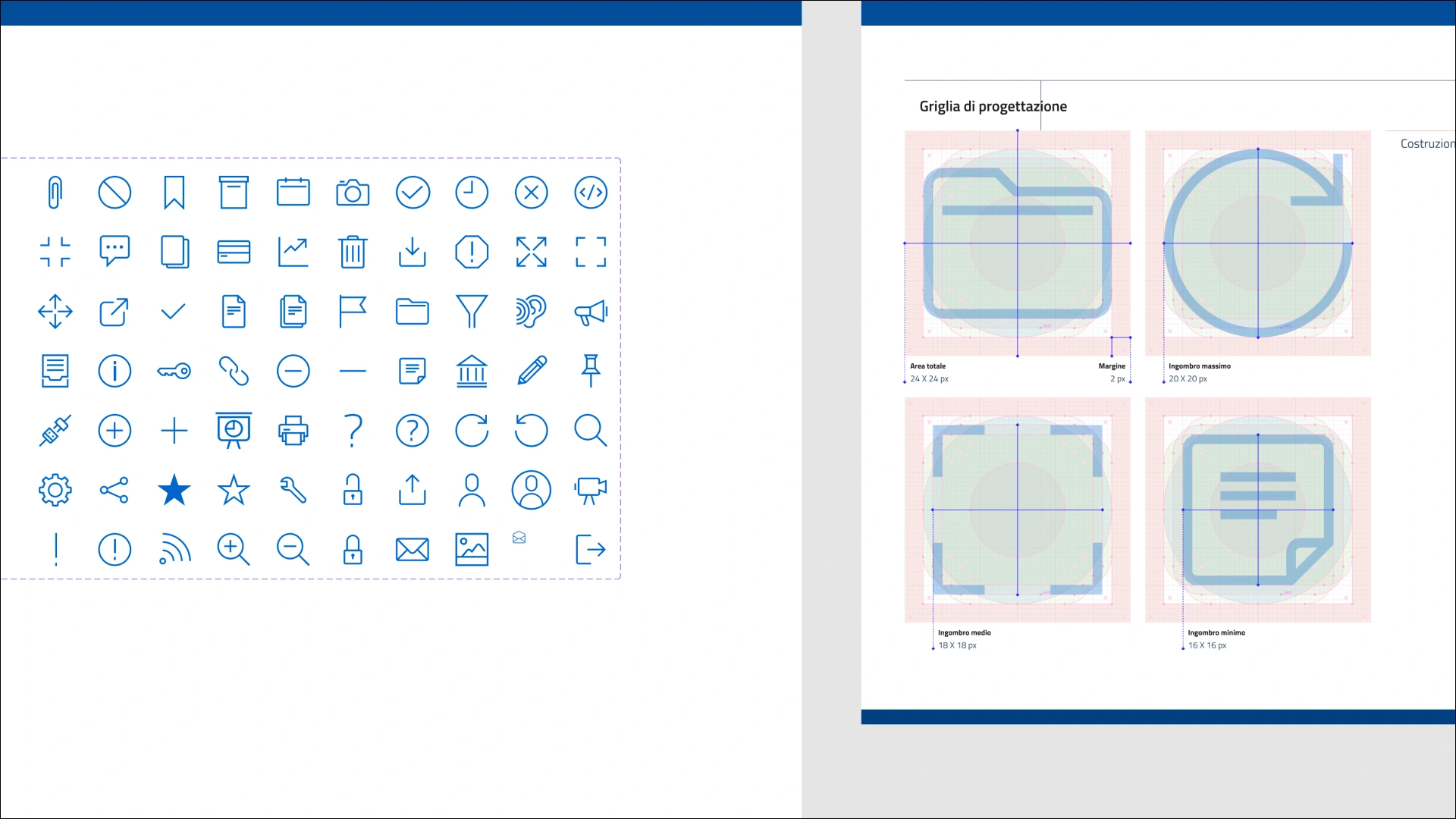 Design System Italia icon library