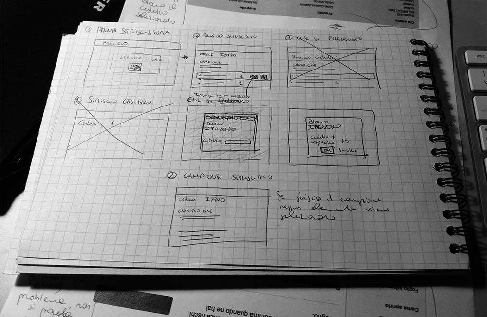 Early sketches for the Athena healthcare application